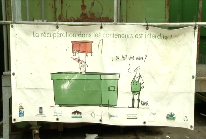 "On doit protéger les poubelles maintenant" 